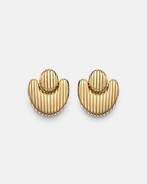 Pamela Zamore Isla Nest 18Kt Earrings - Metallic