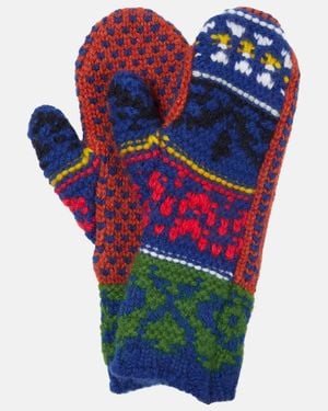 Loro Piana Bernina Cashmere Gloves - Blue