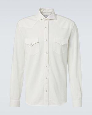 Brunello Cucinelli Cotton Shirt - White