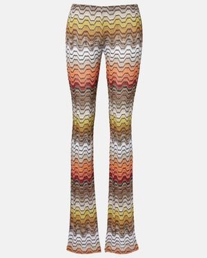 Missoni Wave Lame Slim Trousers - Multicolour