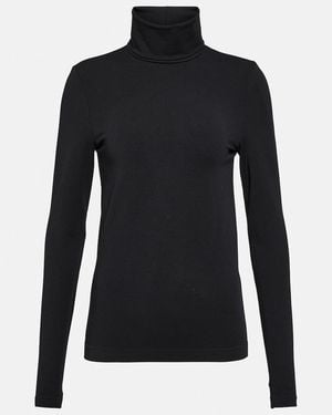 Wolford Aurora Jersey Tank Top - Black