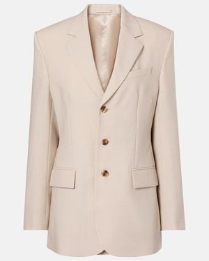 Wardrobe NYC Virgin Wool Blazer - Natural