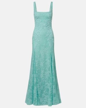 Costarellos Lace Gown - Green