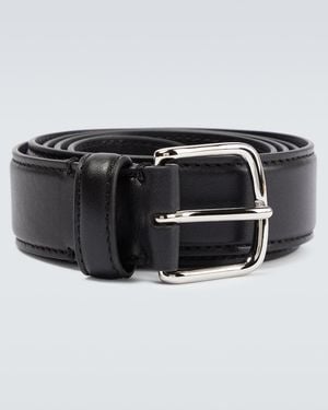 The Row Classic Leather Belt - Black