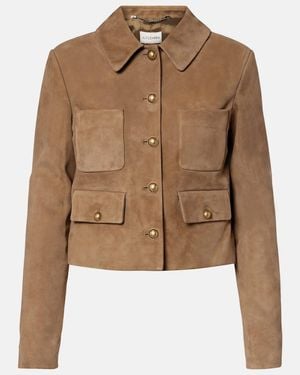 Altuzarra Suede Jacket - Brown