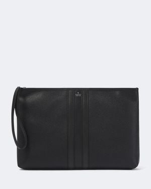 Gucci Medium Leather Pouch - Black