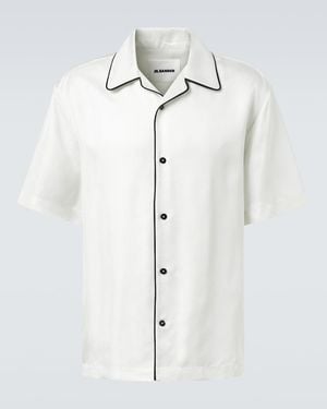 Jil Sander Oversized Bowling Shirt - White