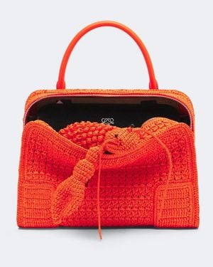 Loewe X Cosima Von Bonin Henkeltasche Amazona 180 Medium - Rot