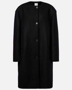 Calvin Klein Abrigo Cora De Lana Y Cachemir - Negro