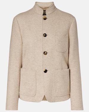 Loro Piana Spagna Mini Cashmere-Blend Jacket - Natural