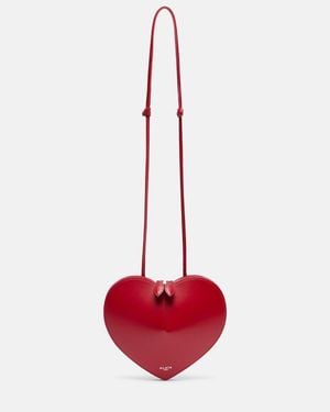 Alaïa Le Coeur Leather Crossbody Bag - Red