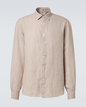 Sunspel Linen Shirt - Natural