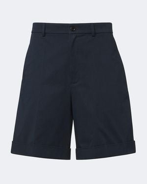 Valentino Cotton Bermuda Shorts - Blue