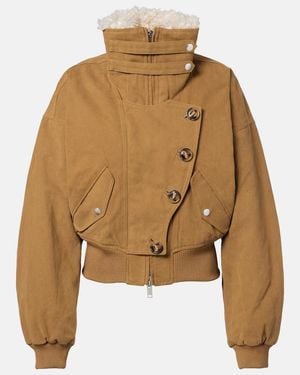 Isabel Marant Oana Cotton Twill Jacket - Brown