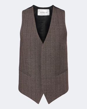 Victoria Beckham Weste - Braun