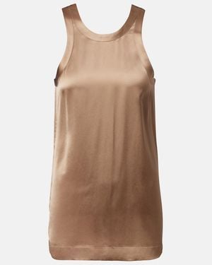 TOTEME Satin Top - Brown
