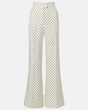 Valentino Supergran Plusdepois Flared Pants - White