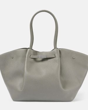 DeMellier New York Leather Tote Bag - Gray