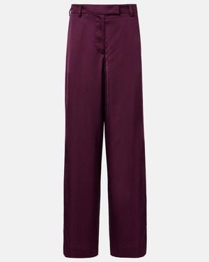 Dries Van Noten Wide-Leg Pants - Purple