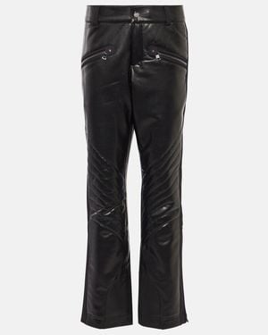 Bogner Tory Faux Leather Ski Trousers - Black
