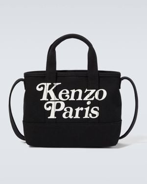 KENZO X Verdy Utility Small Canvas Tote Bag - Black