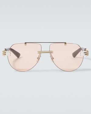 Bottega Veneta Aviator Sunglasses - Pink