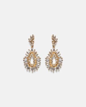 Suzanne Kalan 18Kt Earrings With Diamonds - Metallic