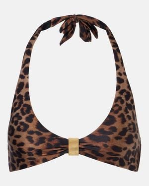 ViX X Rosie Huntington-Whiteley Tammy Alanna Bikini Top - Brown