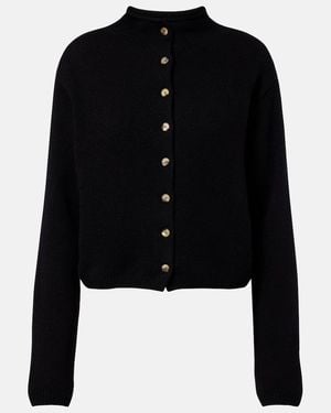 KHAITE Cardigan Annora De Lana Y Cachemir - Negro