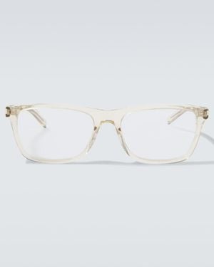 Saint Laurent Sl 841 Square Glasses - Metallic