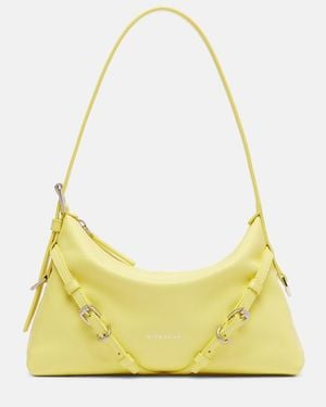 Givenchy Voyou Mini Leather Shoulder Bag - Yellow