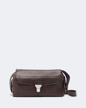 Lemaire Gear Small Leather Crossbody Bag - Brown