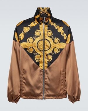 Versace Baroque Print Techno Fabric Jacket For - Multicolour
