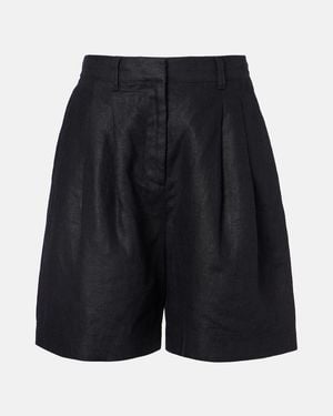 Posse Marchello Linen Shorts - Blue