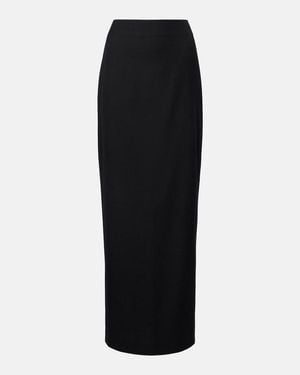The Row Bartelle Wool Maxi Skirt - Black