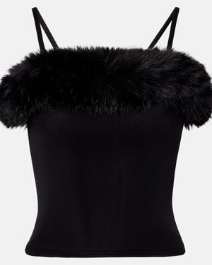 Balenciaga Strap Top - Black
