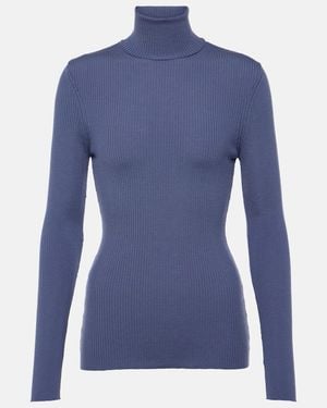 Wolford Top Aus Schurwolle - Blau