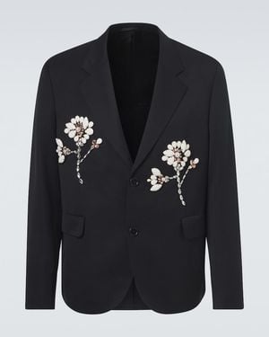 Simone Rocha Blazer Con Applicazioni - Blu