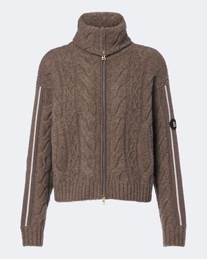 Bogner Cardigan Lotta Aus Einem Wollgemisch - Braun