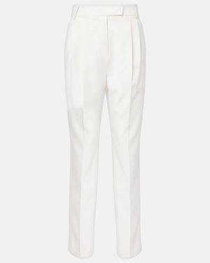 Frankie Shop Bea High-Rise Straight Trousers - White