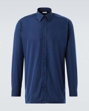 Charvet Cotton Poplin Shirt - Blue