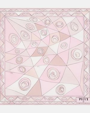 PUCCI Tuch Occhi Aus Seiden-Twill - Pink