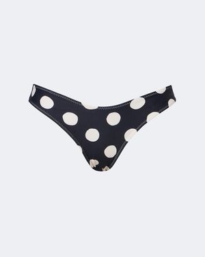 Montce Lulu Polka-Dot Bikini Bottoms - Blue