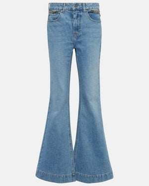 Stella McCartney High-Rise Flared Jeans - Blue