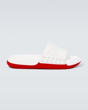 Christian Louboutin Take It Easy Embellished Sandals - Red