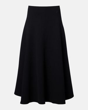 Jacquemus Triangle Midi Skirt - Black