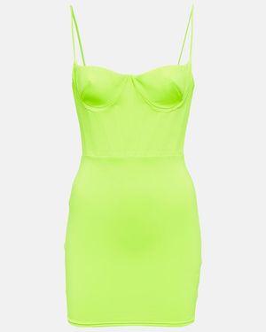 Alex Perry Clay Minidress - Green