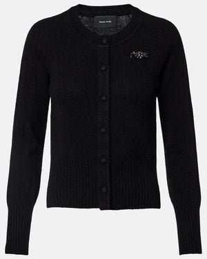 Simone Rocha Verzierter Cardigan Aus Kaschmir - Schwarz