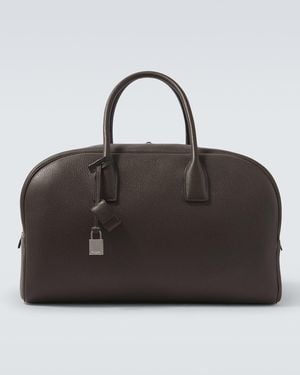 Saint Laurent Bolso De Viaje Bowling Small De Piel - Negro