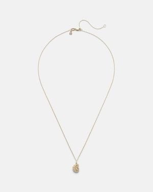 Sydney Evan Nautilus Shell 14kt Gold Pendant Necklace With Diamonds - White
